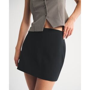 Abercrombie & Fitch Scarlett Mini Skort Skirt Black XS NWT